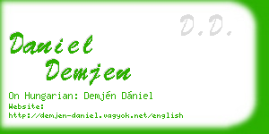 daniel demjen business card