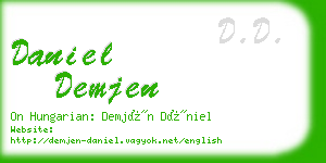 daniel demjen business card